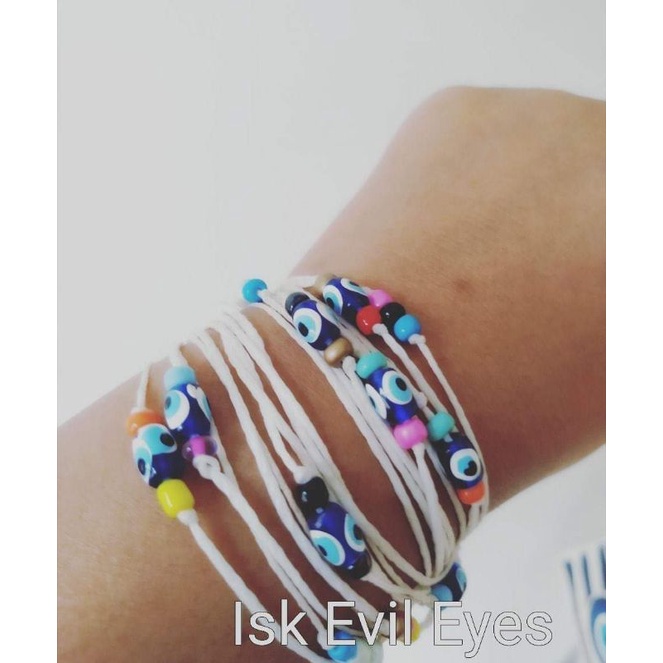 สร้อยข้อมือเขือก กำไลข้อมือevil eye