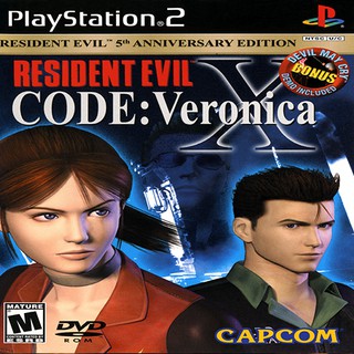 แผ่นเกมส์ PS2 (คุณภาพ) Resident Evil Code  Veronica X