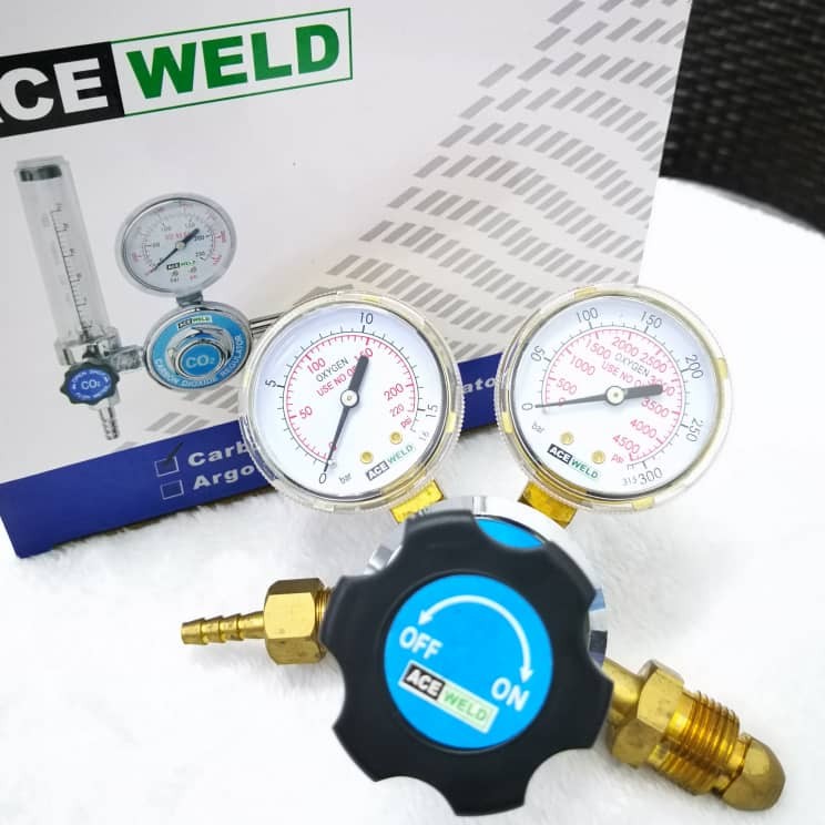 Aceweld Dual Gauge Oxygen/O2 Regulator