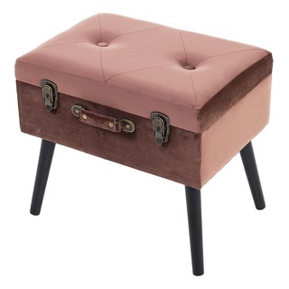 Satun STOOL FURDINI HF021 VELVET BROWN Living room furniture Home &amp; Furniture สตูล สตูล FURDINI BENEATH HF021 สีน้ำตาล เ