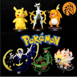 🔥พร้อมส่ง🔥โมเดล โปเกมอน Pokemon ร่างเทพ Set SS ขนาด 10 ซม. เกรดพรีเมี่ยม งานสวยมาก น่ารักสุดๆ มีชื่อที่ฐานด้วยครับผม❤