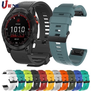 สายนาฬิกาข้อมือซิลิโคน 26 มม. สําหรับ Garmin Fenix 7x 6x Pro 5x Plus Garmin Enduro