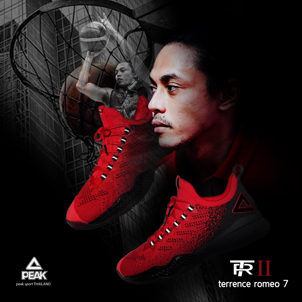 PEAK Terrence Romeo ”TR7-II” รองเท้าบาสเกตบอล พีค ข้อต่ำ นุ่ม เบา ...