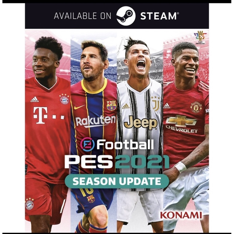 (แฟรชไดรฟ์) PC เกมส์คอม eFootball PES 2021 + แพทอัพเดท 2022 ล่าสุด