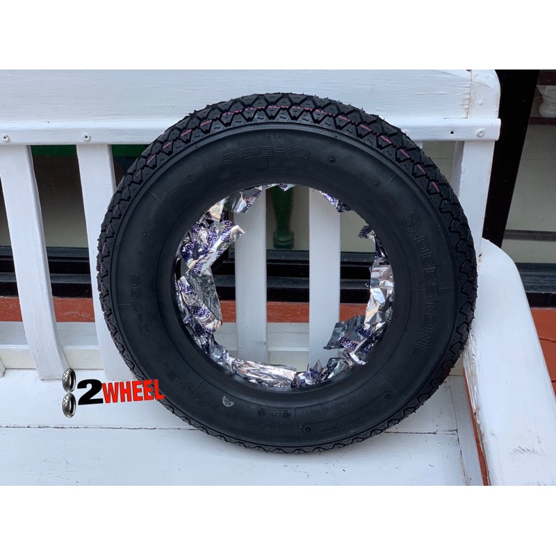 3.50-10 , 3.00-10 , 3.00-8 เดิมชาลี-เวสป้า ยางขอบ10" ยางขอบ8" รหัส J95