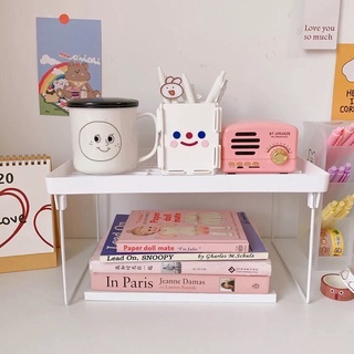 HomeDee ชั้นวางเครื่องเขียน น้ำหนักเบาสามารถวางบนโต๊ะทำงานได้