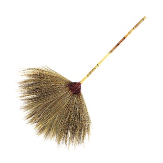 ไม้กวาดดอกหญ้า หกเสา 60 ซม. NCL ไม้กวาด ที่โกยผง Grass broom, six poles, 60 cm. NCL