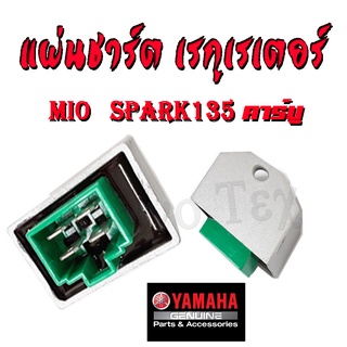 แผ่นชาร์จ Mio / Spark 135  คาร์บู เรกูเรเตอร์ มีโอ สปาร์ค135 คาร์บู สินค้าคุณภาพโรงงาน มาตรฐานโรงงาน