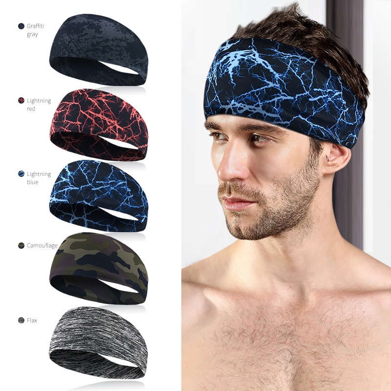 Queshark ที่คาดผมสำหรับเล่นกีฬาออกกำลังกาย FF-TD002