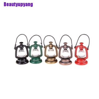 Xbeautyupyang โคมไฟน้ํามัน 1: 6 / 1: 12 สําหรับบ้านตุ๊กตา