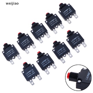 wei Circuit Breaker Overload Protector Switch Fuse 3A 4A 5A 6A 8A 10A 15A 20A 30A ie