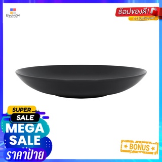 จานลึกเซรามิก 9 นิ้ว KECH LANZO BLACKCERAMIC DEEP PLATE 9IN KECH LANZO BLACK