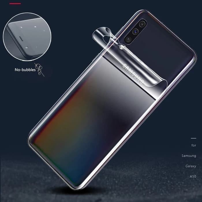 LAYAR Samsung J4 Plus J6 Plus J8 Hydrogel BACK Clear / Glare Anti-Oil ตัวป้องกันหน้าจอด้านหลัง