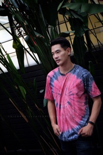 CoC  เสื้อยืดมัดย้อม​ Oversize !!ส่งฟรีลทบ.!! (Tie Dye T-Shirt) No.10