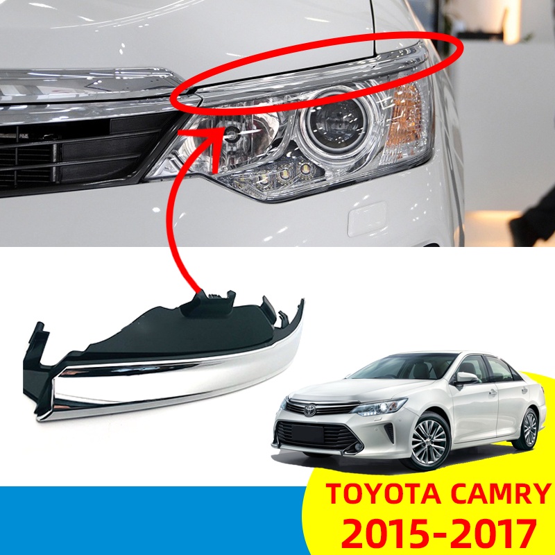 Toyota Camry (2015-2017) แถบตัดไฟหน้า/ ลิส / โครเมียม