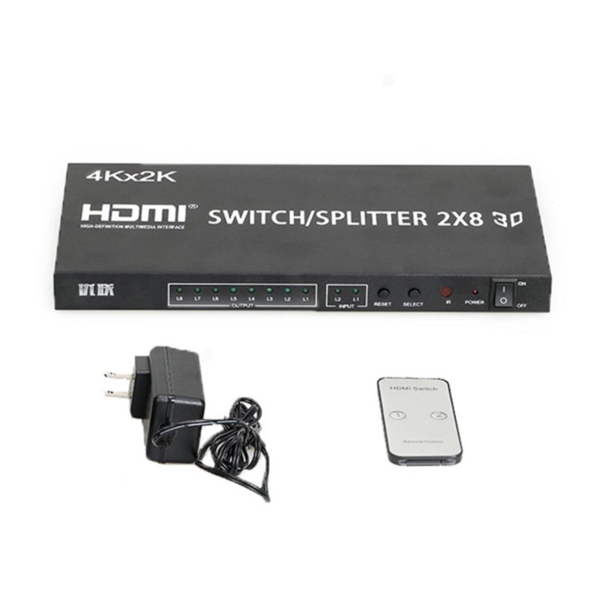HDMI Switch 4K HDMI Splitter, Automatic HDMI Switch 3 in 1 Out with Pigtail HDMI Cable, 3 Ports HDMI Switcher Support HDCP 2.2 Full HD 4K 1080P 3D for Fire Stick