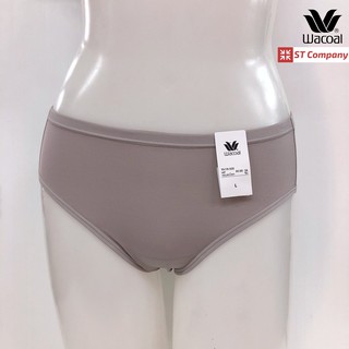 Wacoal Panty ทรง Bikini ขอบเรียบ สีเทาอ่อน Grey (1 ตัว) รุ่น WU1M01 WU1C34 WQ6M01 กางเกงใน กางเกงในผู้หญิง วาโก้ บิกินี่