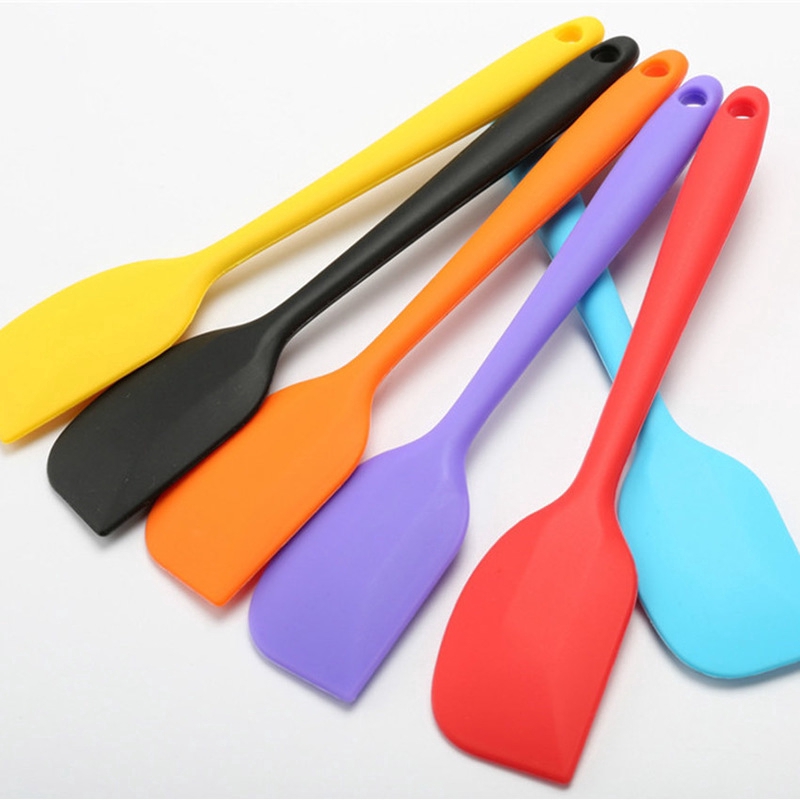 20cm Rubber Spatula Heat Resistant Non-Stick Flexible Scrapers / Kitchen Silicone Cream Butter Cake Batter Scraper / Premium Scraper Scrapers Bakeware Tool