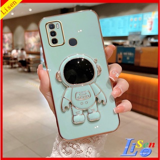 เคส infinix Hot 9 Play Hot 10 Hot 10i Hot 8 Hot 11 Play Hot 10s Smart 5 pro Hot 11 Hot 10 Play Hot 9 เคสโทรศัพท์มือถือ ลายนักบินอวกาศ พร้อมขาตั้ง สําหรับ YHY