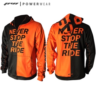 เสื้อมอเตอร์ไซค์มีฮู้ด PWS65 : NEVER STOP THE RIDE