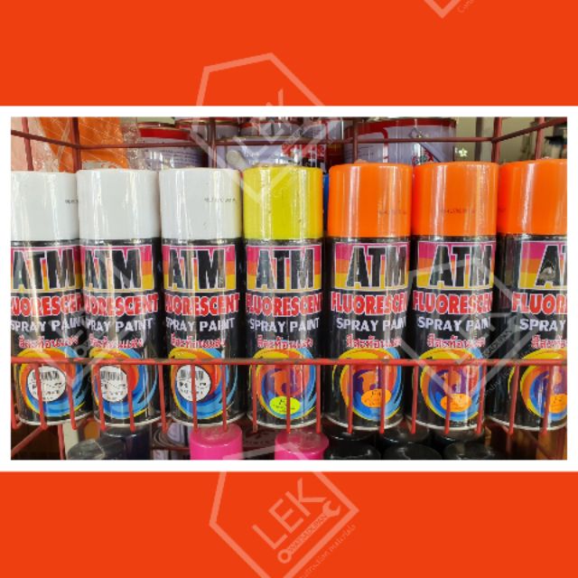 (พร้อมส่ง) สีสเปรย์สะท้อนแสง เอทีเอ็ม
(ATM Fluorescent Spray Paint)