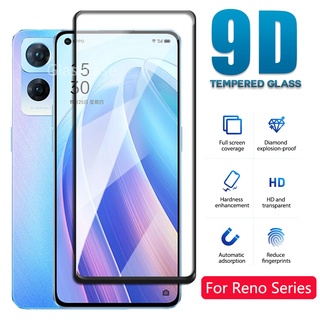 ฟิล์มกระจกนิรภัยกันรอยหน้าจอ แบบเต็มจอ สําหรับ For Oppo Reno 7 4 5 3 2 4Z 4F 6Z 2Z 2F 5Z 5F Pro Reno7 Reno6 Reno5 Reno4 Z F 4G 5G Screen Protector Tempered Glass