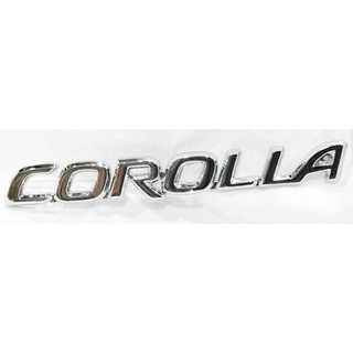 logo COROLLA ใส่ toyota corolla ALTIS โลโก้ COROLLA ชุปโครเมี่ยม