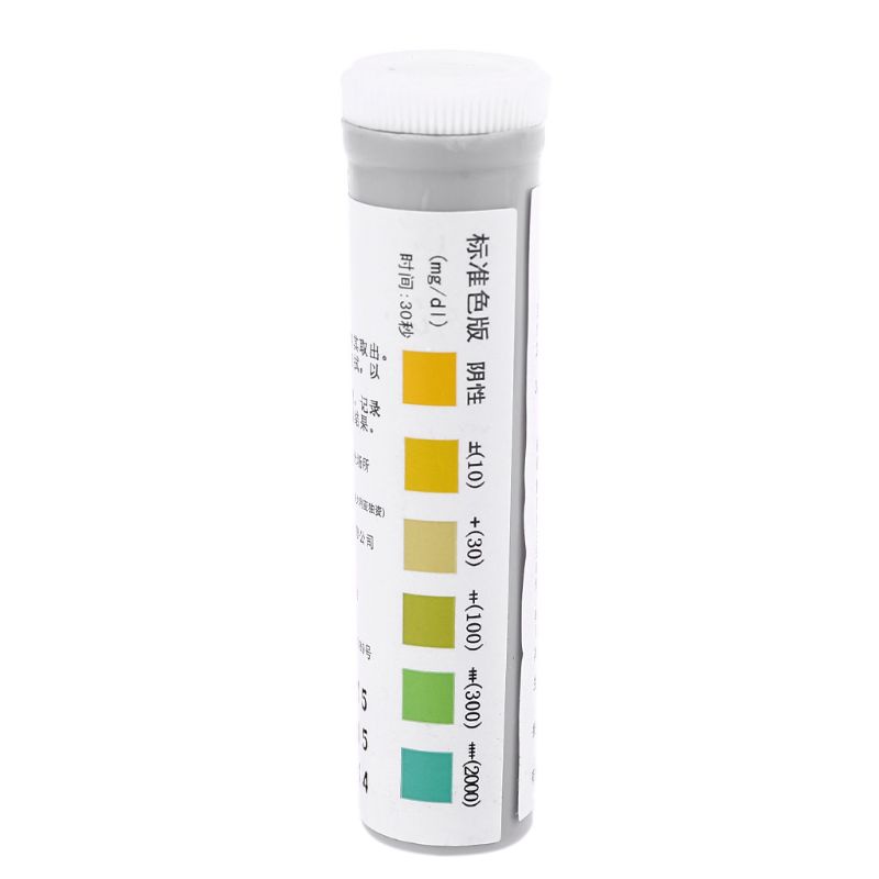 KIIK 20 แถบชุด Easy Read Urinarysis Reagent Strips Test Protein แถบทดสอบปัสสาวะ Kidney Check ผลลัพธ์