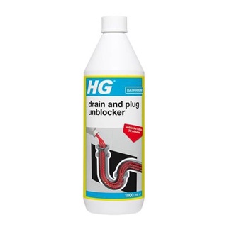 น้ำยา ขจัดท่อตัน ท่อน้ำทิ้ง HG 1,000Ml. HG Drain and Plug Unblocker