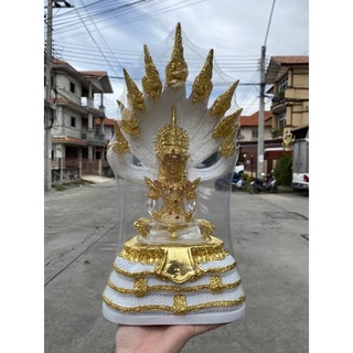 พระเเก้วนาคปรก 9 เศียร สูง14นิ้วครึ่ง นาคปรกขาว