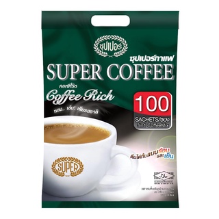 Super Coffee 3in1 Rich ซุปเปอร์ คาเฟ่ 3อิน1 ริช 20กรัม x 100ซอง