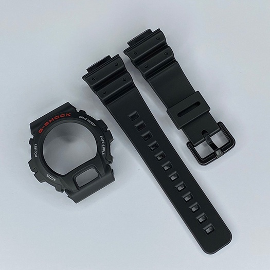 🎁Casio G-Shock กรอบและสายแท้ 100% รุ่น DW-6900-1 (สีดำ)