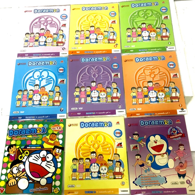 Vcd🔥โดเรม่อน🔥ลิขสิทธิ์แท้ แผ่นซีลใหม่ แผ่นละ 99❤️(มี9ตอน 💜