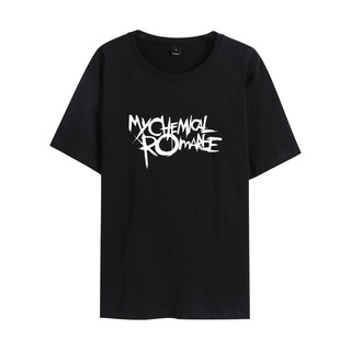 เสื้อยืดแขนสั้น พิมพ์ลาย My Chemical Romance MyChemical Romance แฟชั่นฤดูร้อน สไตล์ยุโรป สําหรับผู้ชาย และผู้หญิง 2022