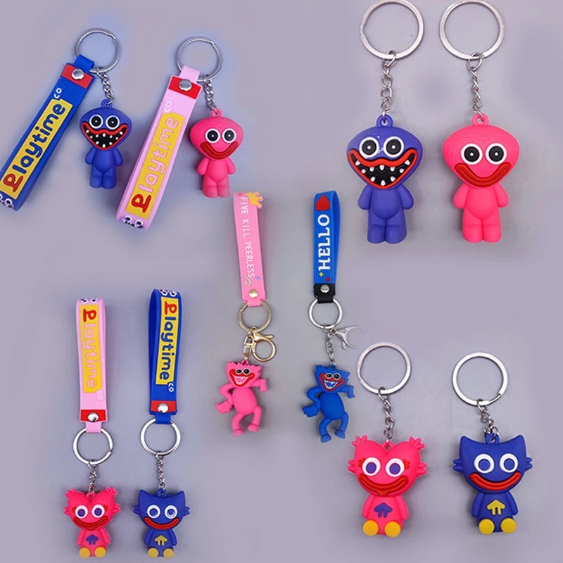 Keychains 10 บาท พวงกุญแจ จี้รูปป๊อปปี้ ฮักกี้ วูกกี้ ของเล่นสําหรับเด็ก Hobbies & Collections