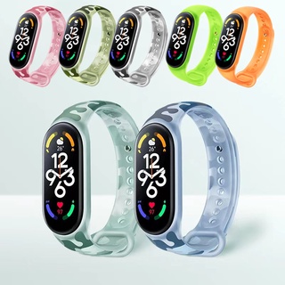 ใหม่ สายนาฬิกาข้อมือเรืองแสง สําหรับ Xiaomi Mi Band 7 Xiaomi Miban 5 6 Smart Watch