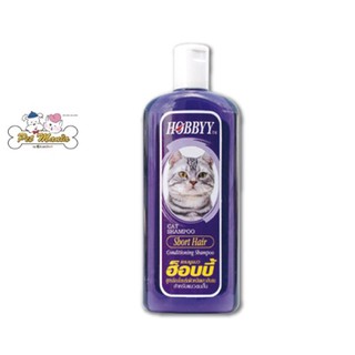 HOBBYY Short Haired Cat Shampoo แชมพูสำหรับแมวขนสั้น 500 มล.