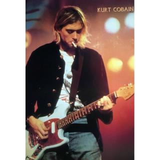 Kurt Cobain (l),โปสเตอร์วงดนตรีต่างประเทศ AM/EU