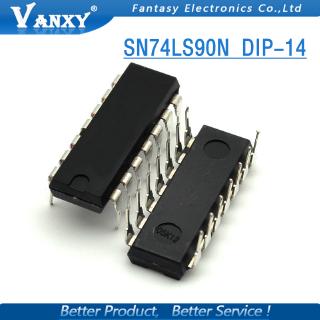 5 X Circuits Intégrés SN74LS90N - Compteur Décade 4 Bits - 14 Broches DIP - Neufs Pour Projets électroniques