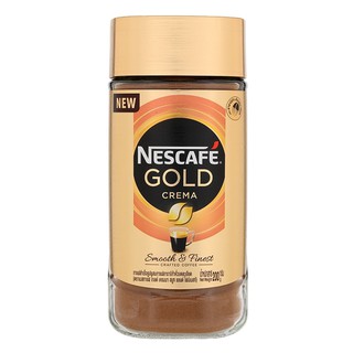 Nescafe Gold Crema Smooth &amp; Finest Instant Coffee Mixed with Finely Ground 200g.