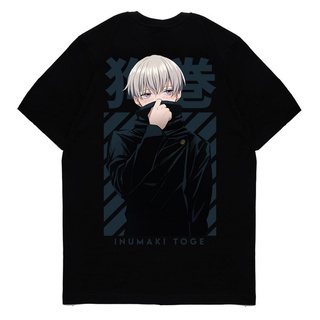 เสื้อยืดผ้าฝ้าย เสื้อยืดแขนสั้น พิมพ์ลายการ์ตูนอนิเมะ Jujutsu Kaisen Inumaki Toge V2 สไตล์ญี่ปุ่น สําหรับผู้ชาย และผู้หญ