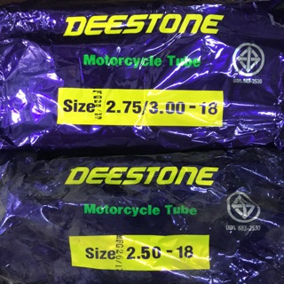 ยางในยี่ห่อ Deestone เบอร์ 250, 275/300 ขอบ 18