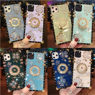 เคสป้องกันโทรศัพท์มือถือ TPU แบบแข็ง ประดับเพชรเทียม ลายดอกไม้ สําหรับ VIVO Y20 Y20S Y12S Y20i Y12A Y76 Y76S Y50 Y30 V21 Y51 Y31 2021 Y15S Y17 Y15 Y12 Y11
