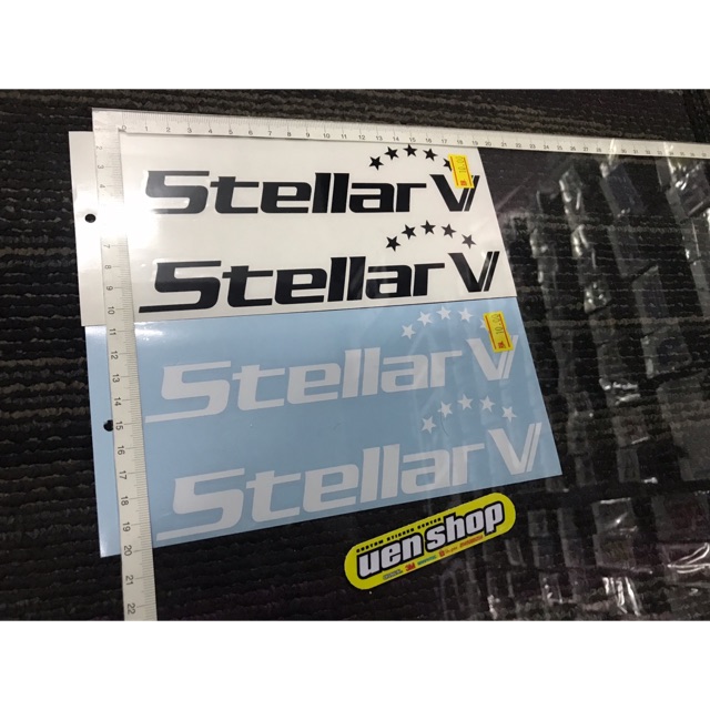 สติ๊กเกอร์ TULISAN JSRACING HONDA STELLARV
