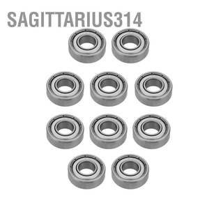 Sagittarius314 ตลับลูกปืนเม็ดกลมเหล็ก สองด้าน 698Zz 8X19X6 มม. 10 ชิ้น