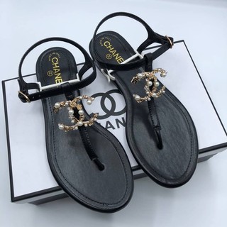 รองเท้าแตะ ชาแนล Sandals งานออริ Size : 36/37/38/39/40 ถ่ายสดจากสินค้าจริง100%