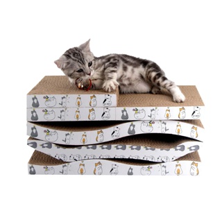 I&CAT NEW!!กระดาษลับเล็บแมวสุดคิ้ว ที่ลับเล็บแมว ของเล่นแมว ขนาดเล็กพกพาง่ายเคลื่อนย้ายสะดวก ***มีหลายแบบให้เลือกจ้า***