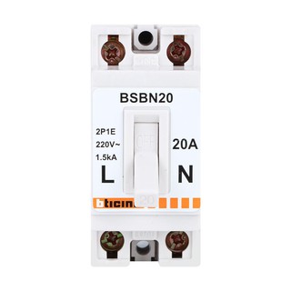 เบรกเกอร์ B-TICINO BSBN20 20A CIRCUIT BREAKER B-TICINO BSBN20 20A