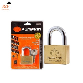 PUMPKIN กุญแจ แม่กุญแจ ลูกปืนทองเหลือง - คอสั้น 45มม. รุ่น PTT-S45 39203 J2P