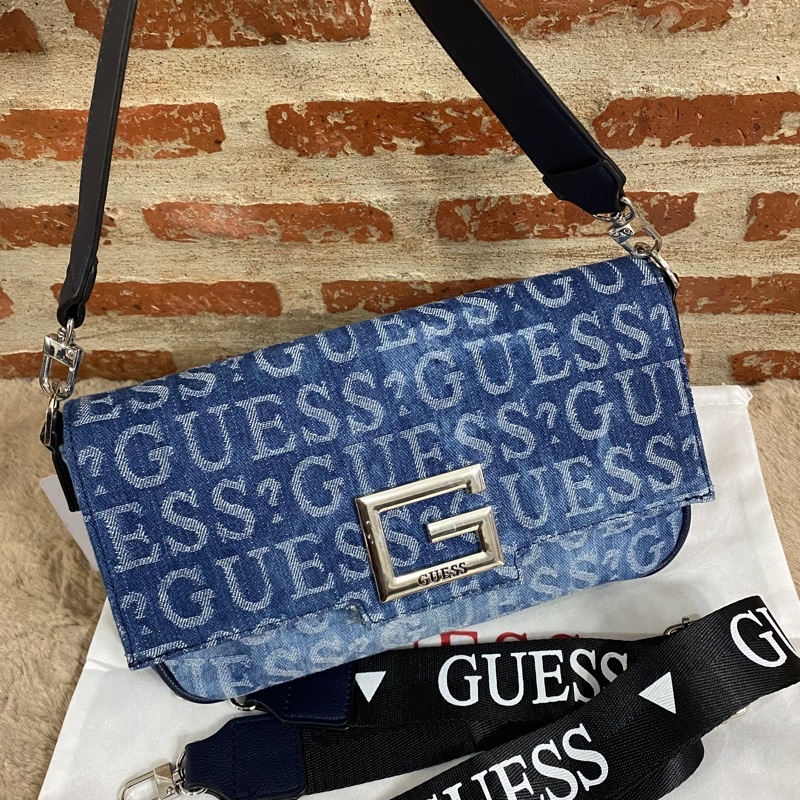 Guess Brightside shoulder bag มี 2 สาย Shopee Thailand